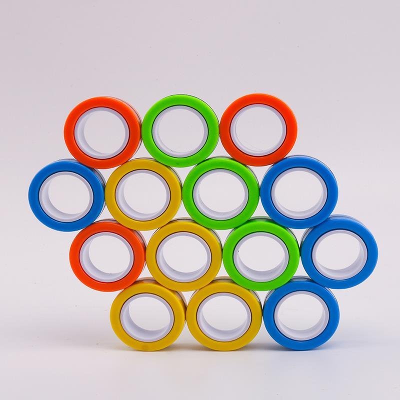Jouets anti-stress Anneau magnétique - Multicolore