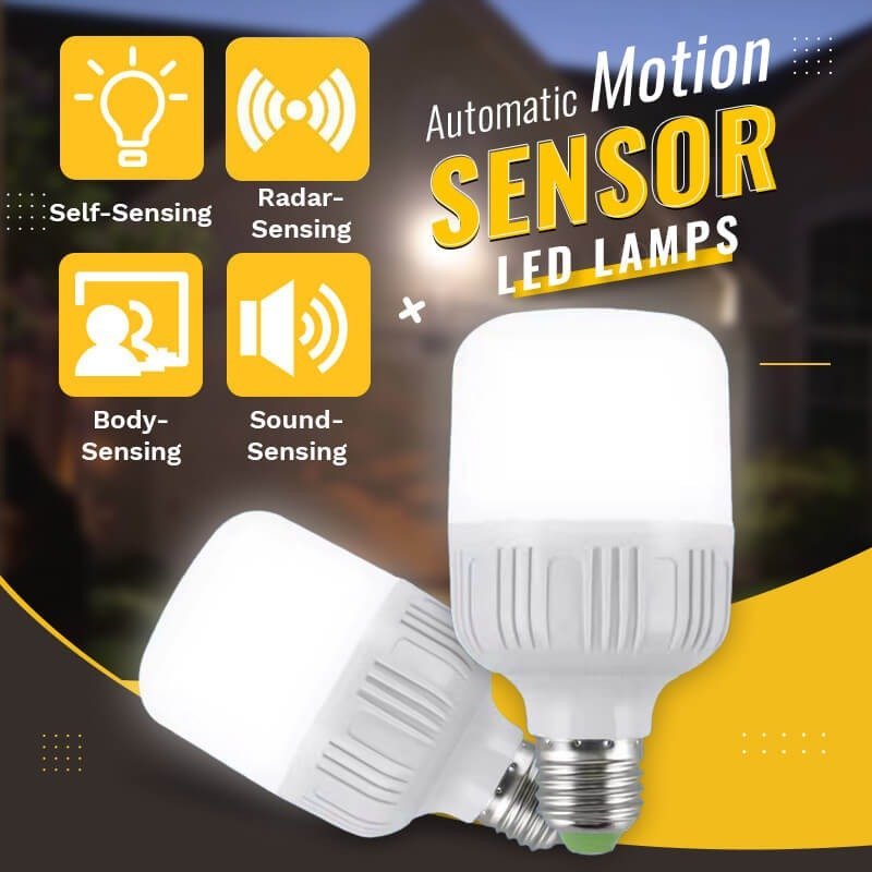 Ampoule LED avec détecteur de mouvement automatique. Livraison GRATUITE!
