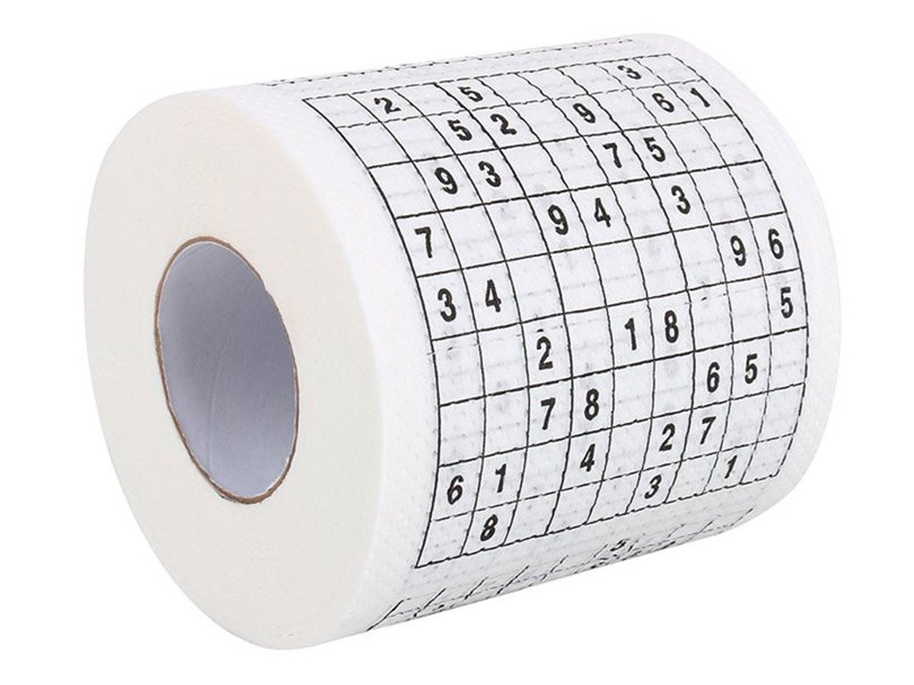 Le papier toilette Sudoku avec la livraison GRATUITE!